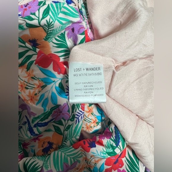 Lost + Wander All Summer Long Floral Tiered Dress Midi - Picture 9 of 9